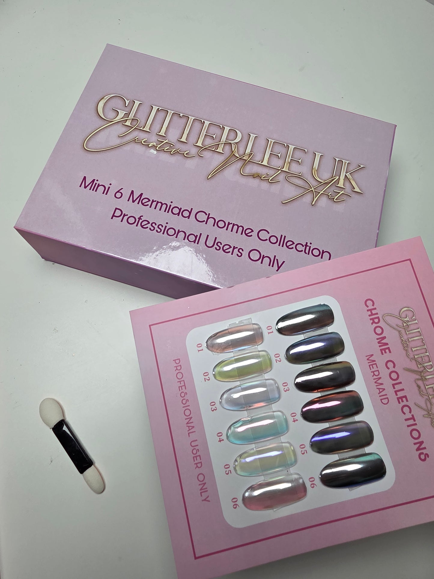 Chrome Mermaid collection x 6