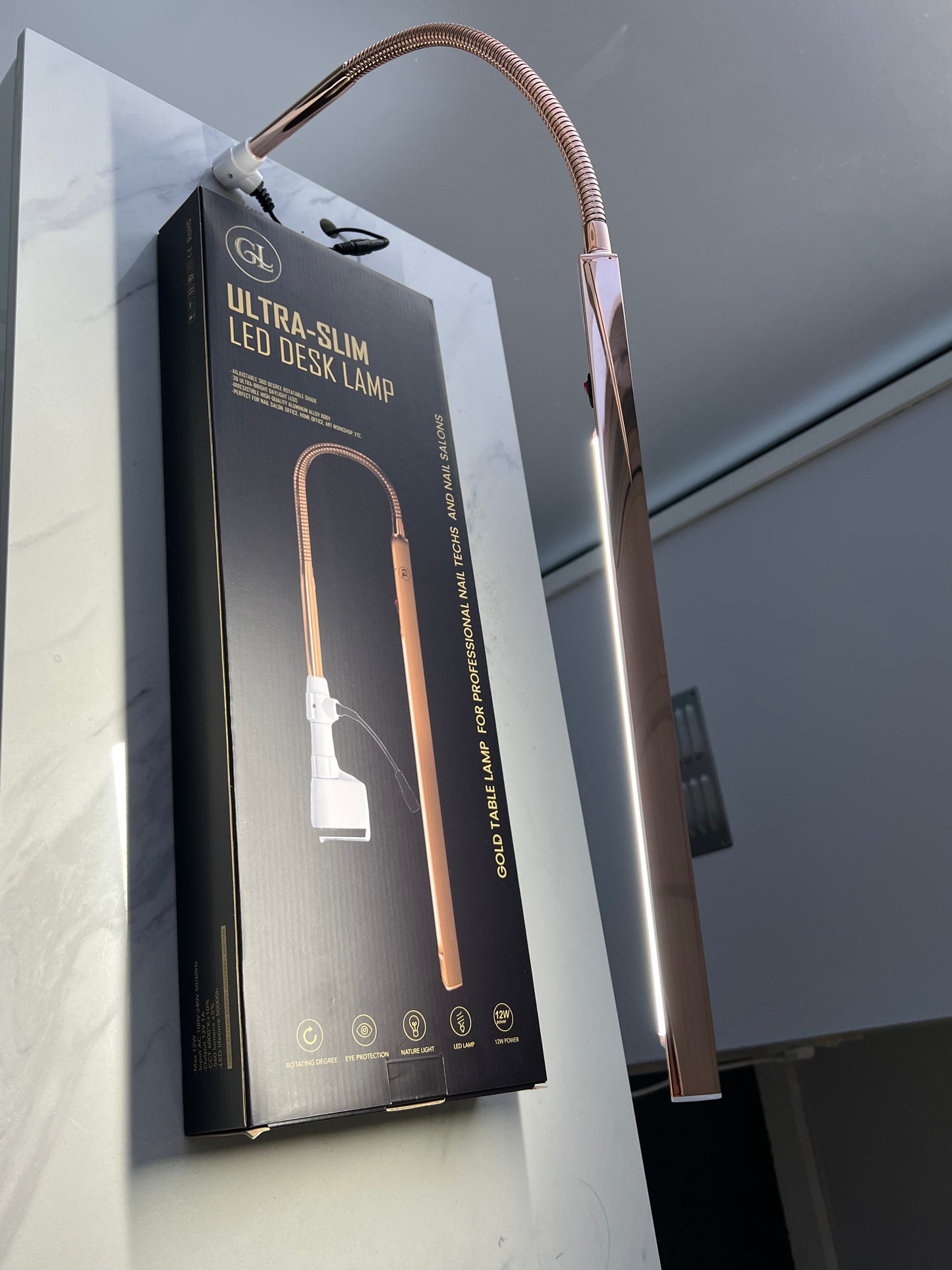 Desk Lamp Rose Gold