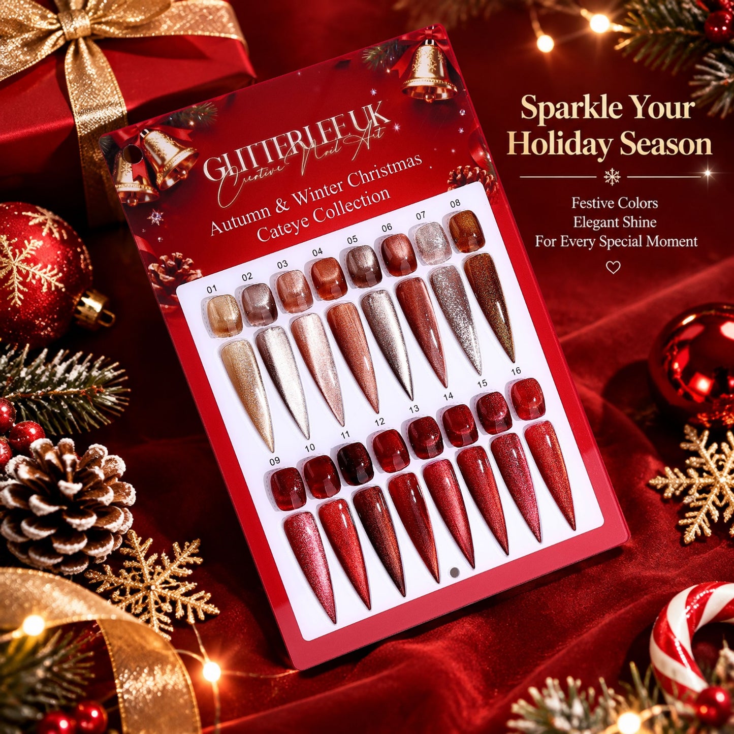 Autumn Winter Christmas Catete Collection 16 colors ( Professional Salon Users )