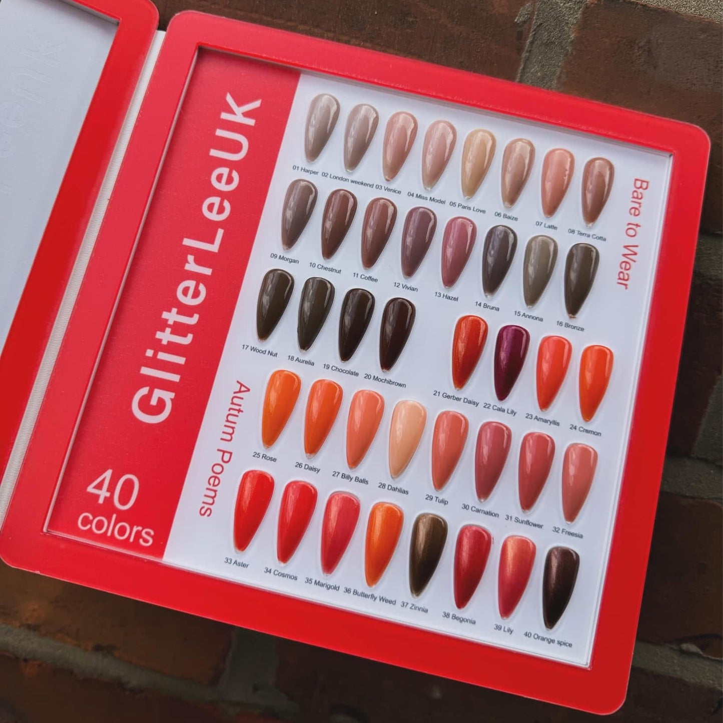 Autumn Gel Polish Collection 40 Colours