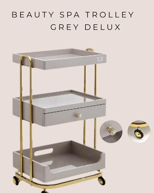 Beauty Spa Trolley - Grey Delux