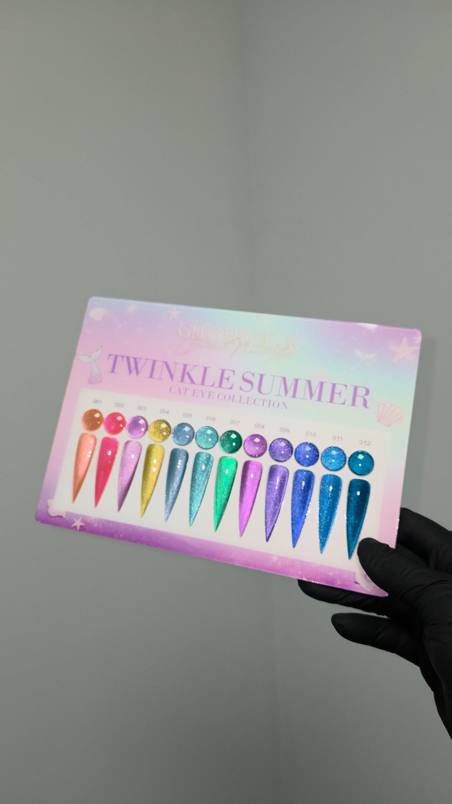 TWINKLE SUMMER CATEYE GEL ART