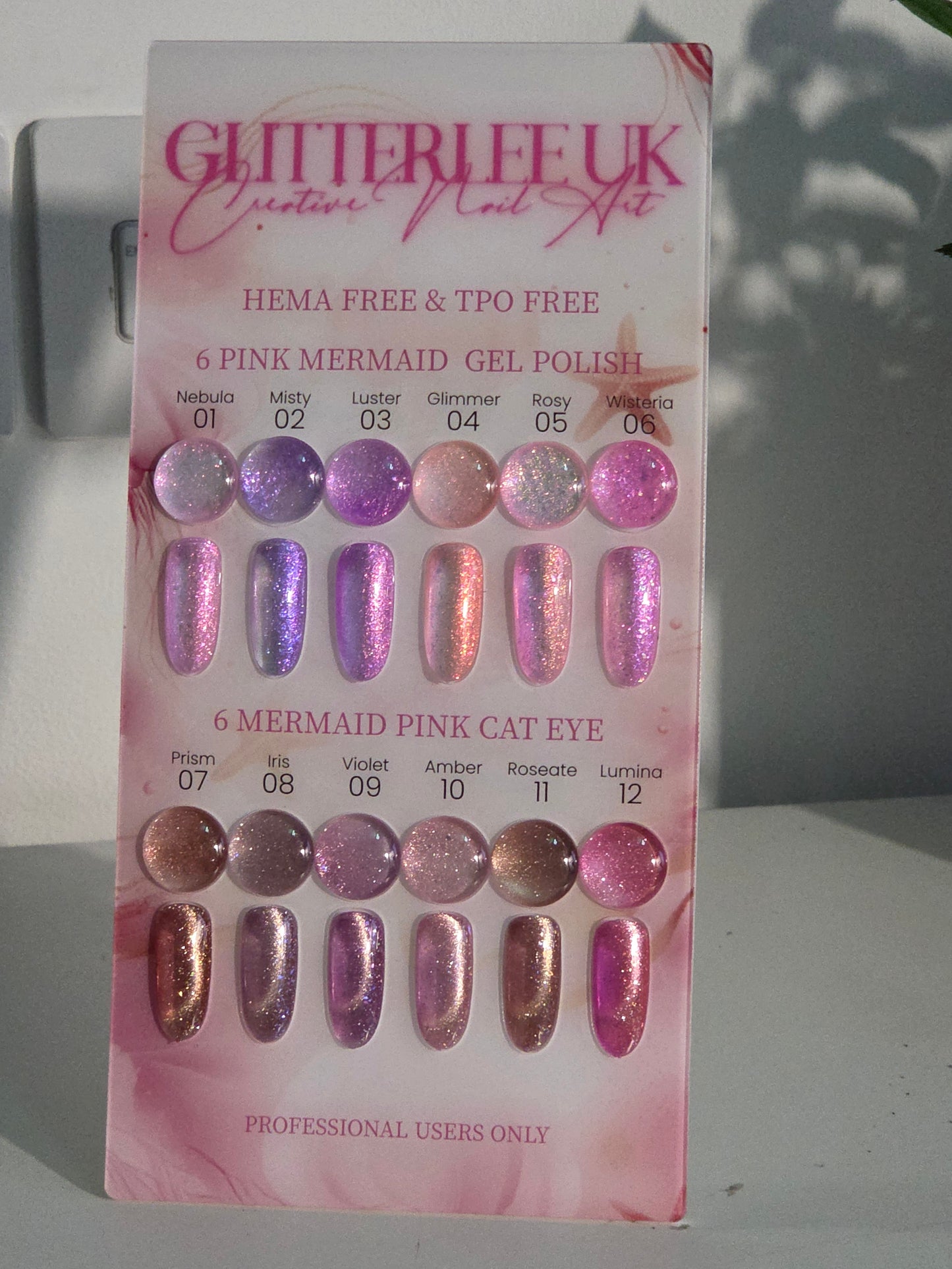 Mermaid glitter and ermaid cateye collection