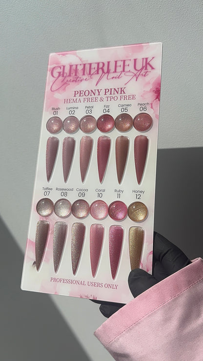 Peony cateye collection x 12 color