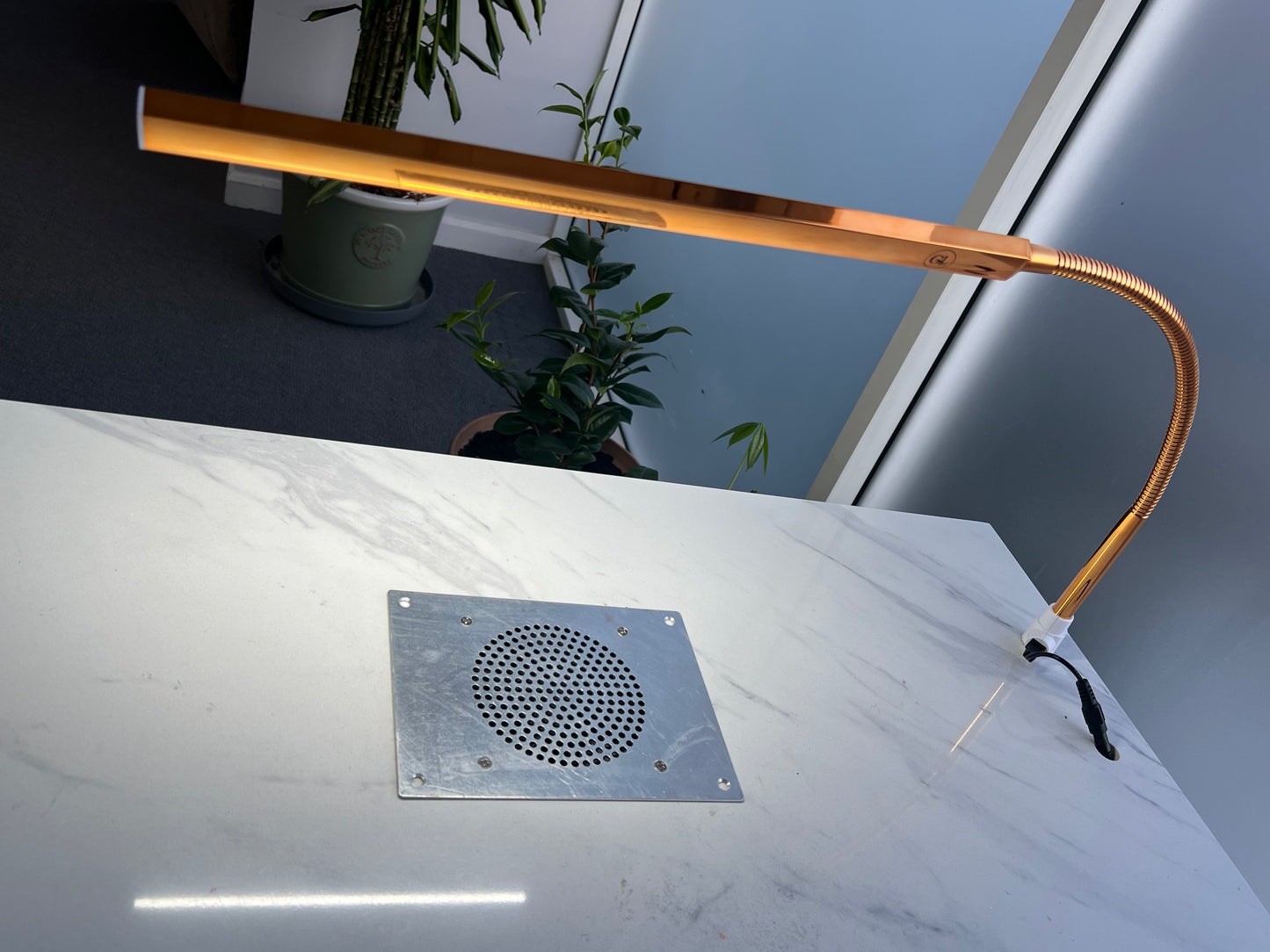Desk Lamp  Bright  Gold