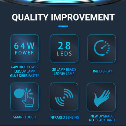 UV LAMP 64W POWER 28 LED ( WIRELESS )
