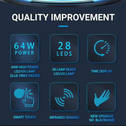 UV LAMP 64W POWER 28 LED ( WIRELESS )
