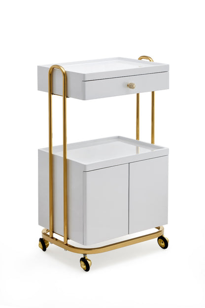 Beauty Spa Trolley - White Luxe