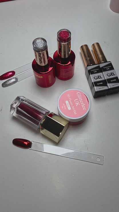 Gel Art combo for Christmas Design art