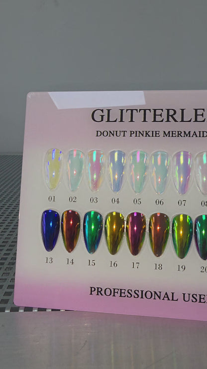Donut mermaid Chrome Art 12 shades =1 collection