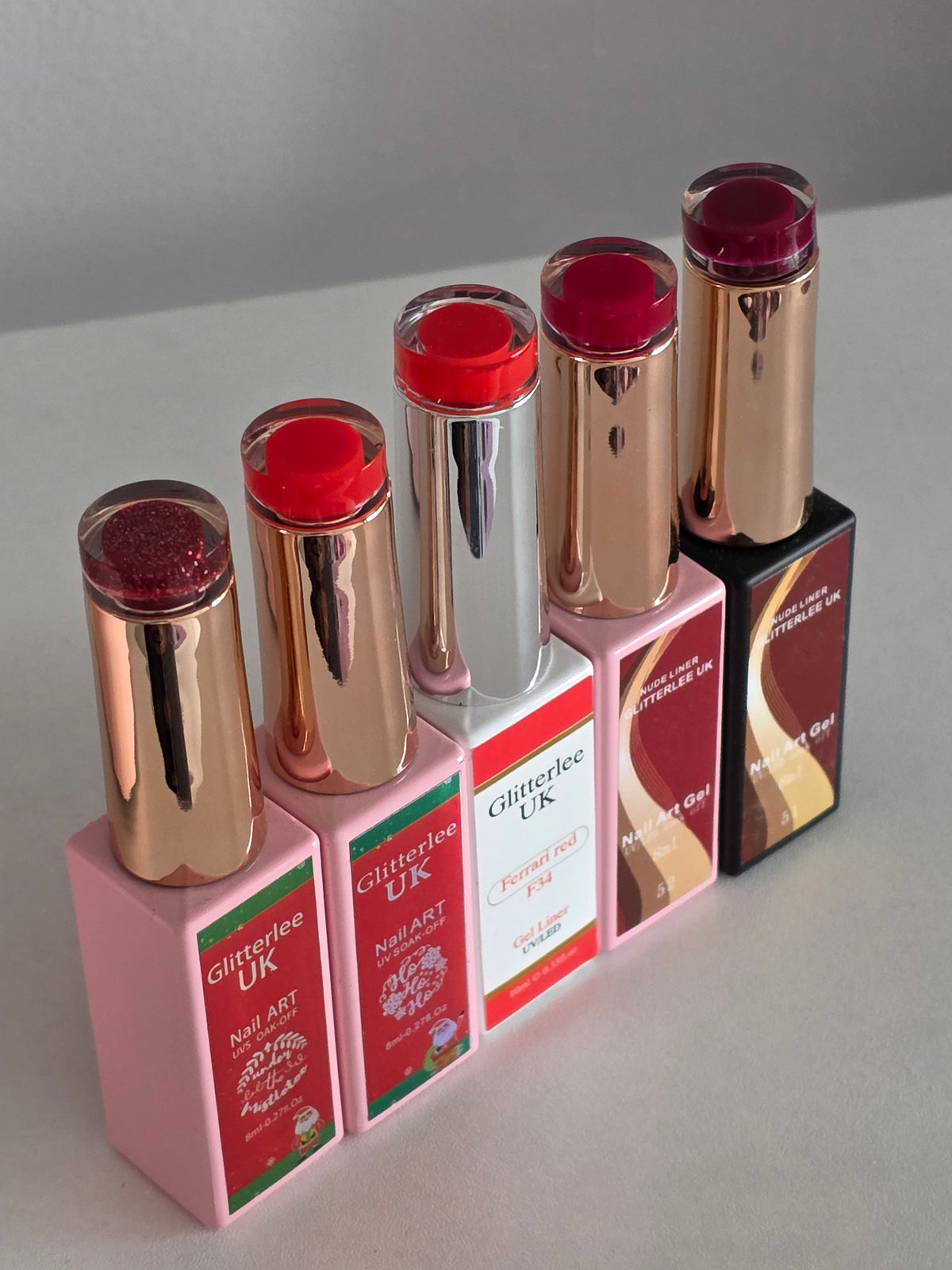 Gel Art Liner Red x 5