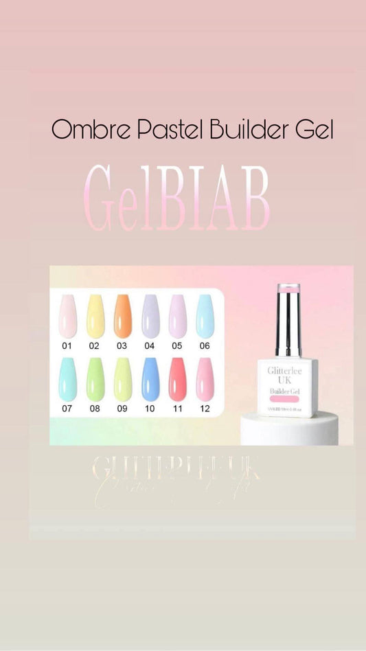 Pastel Collection Builder Gel x 12 color