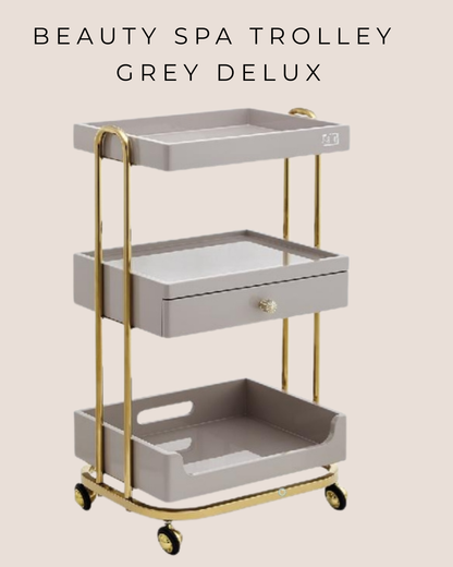 Beauty Spa Trolley - Grey Delux